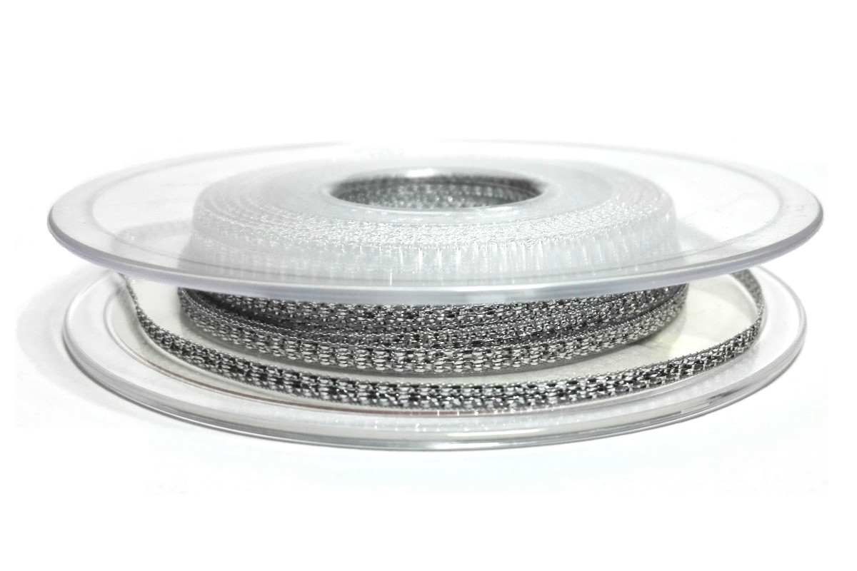 Cinta de Color Plata - 3 mm Cinta de Color Plata - 3 mm