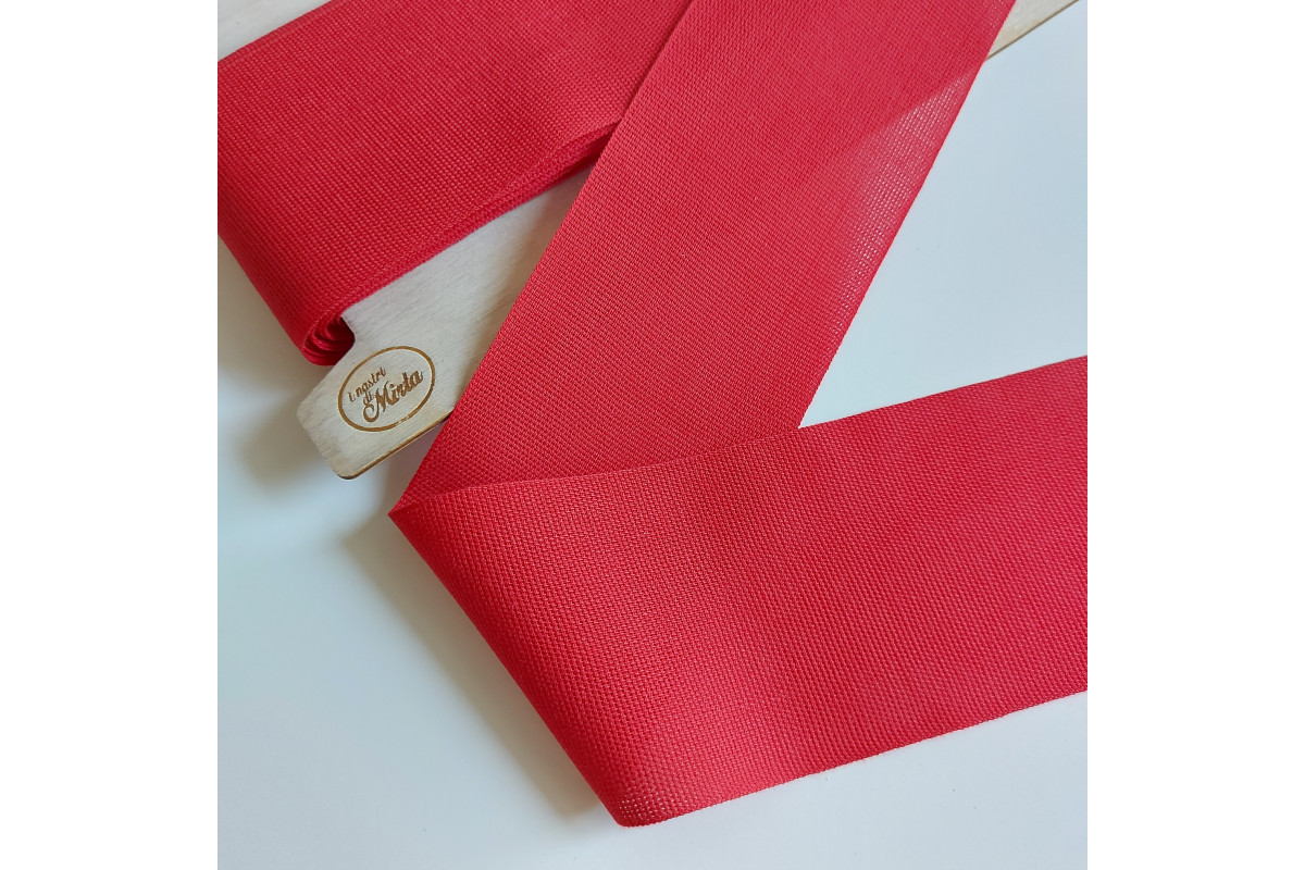 I Nastri di Mirta - Cencioso - Red Cotton Ribbon