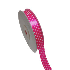 Pois Satin Ribbon - Fuxia - 13 mm Pois Satin Ribbon - Fuxia - 13 mm