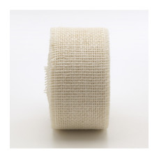 Crema Jute Ribbon - Size 6 cm Crema Jute Ribbon - Size 6 cm