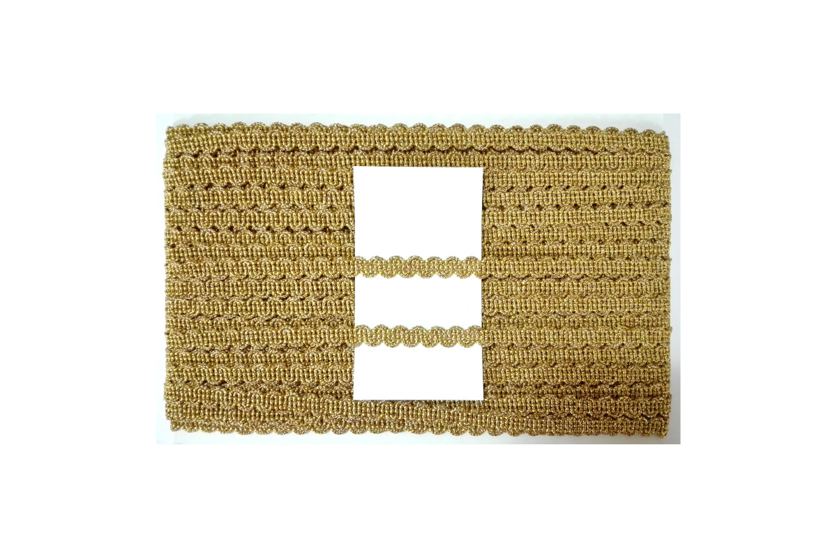 Gold Metallic Galloon - Width 9 mm