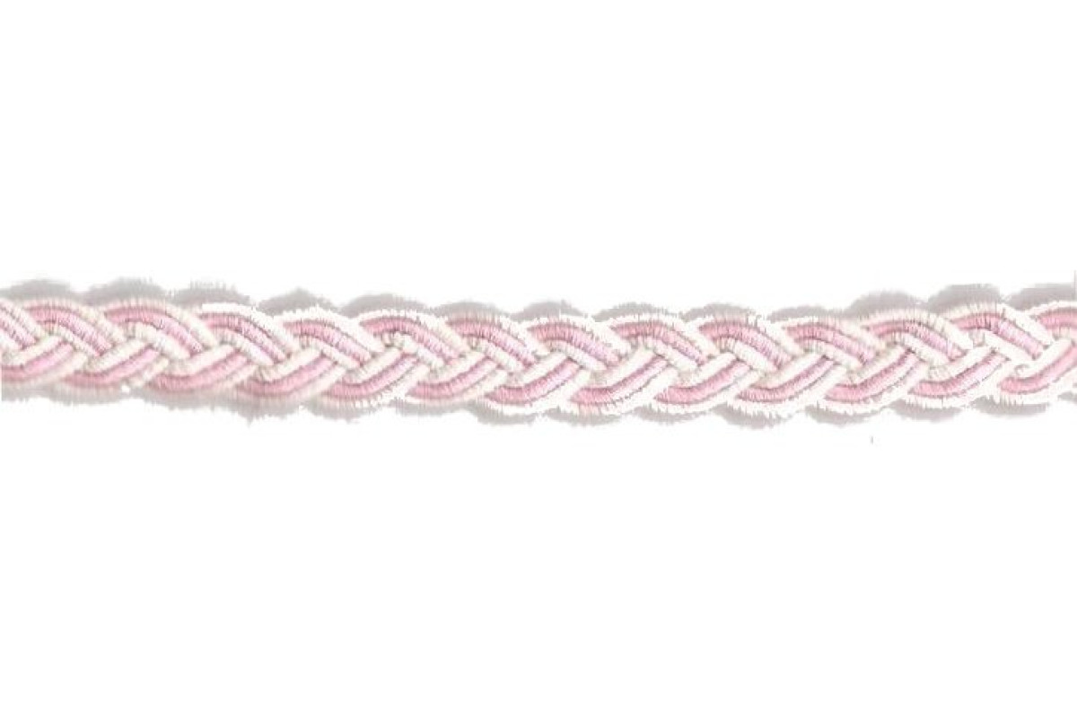 Passamaneria -Treccia Lino e Cotone - Rosa Passamaneria -Treccia Lino e Cotone - Rosa