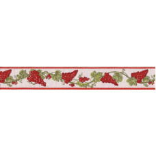 Nastro Jacquard - Uvas - Ancho 5 cm Nastro Jacquard - Uvas - Ancho 5 cm