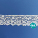 Pizzo Valencienne Avorio - Altezza 6,00 cm Pizzo Valencienne Avorio - Altezza 6,00 cm