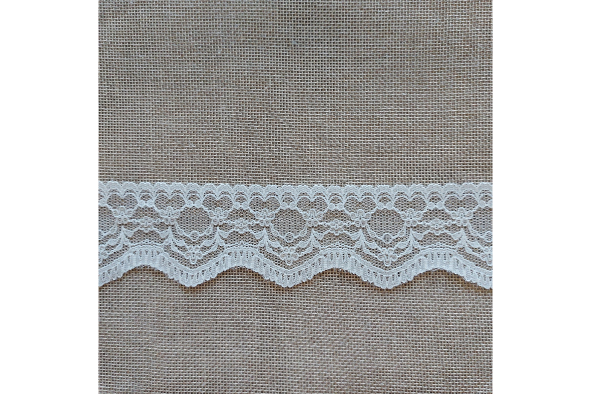 Neutral Valencienne Lace - Width 5,00 cm Neutral Valencienne Lace - Width 5,00 cm
