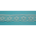 Encaje Valencienne Color Blanco - Ancho 1,5 cm Encaje Valencienne Color Blanco - Ancho 1,5 cm