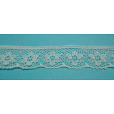 Encaje Valencienne Color Blanco - Ancho 1,5 cm