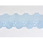 Sangallo lace with Roses Celeste Sangallo lace with Roses Celeste