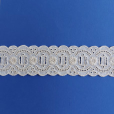 Pizzo Sangallo - Intermezzo in Altezza 4 cm - Panna Pizzo Sangallo - Intermezzo in Altezza 4 cm - Panna