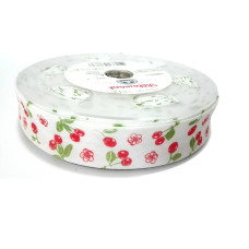 Fantasy Bias - Cherries - Width 20mm Fantasy Bias - Cherries - Width 20mm