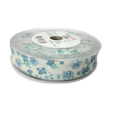 Bies Fantasia - Flor Celeste - Ancho 20mm Bies Fantasia - Flor Celeste - Ancho 20mm