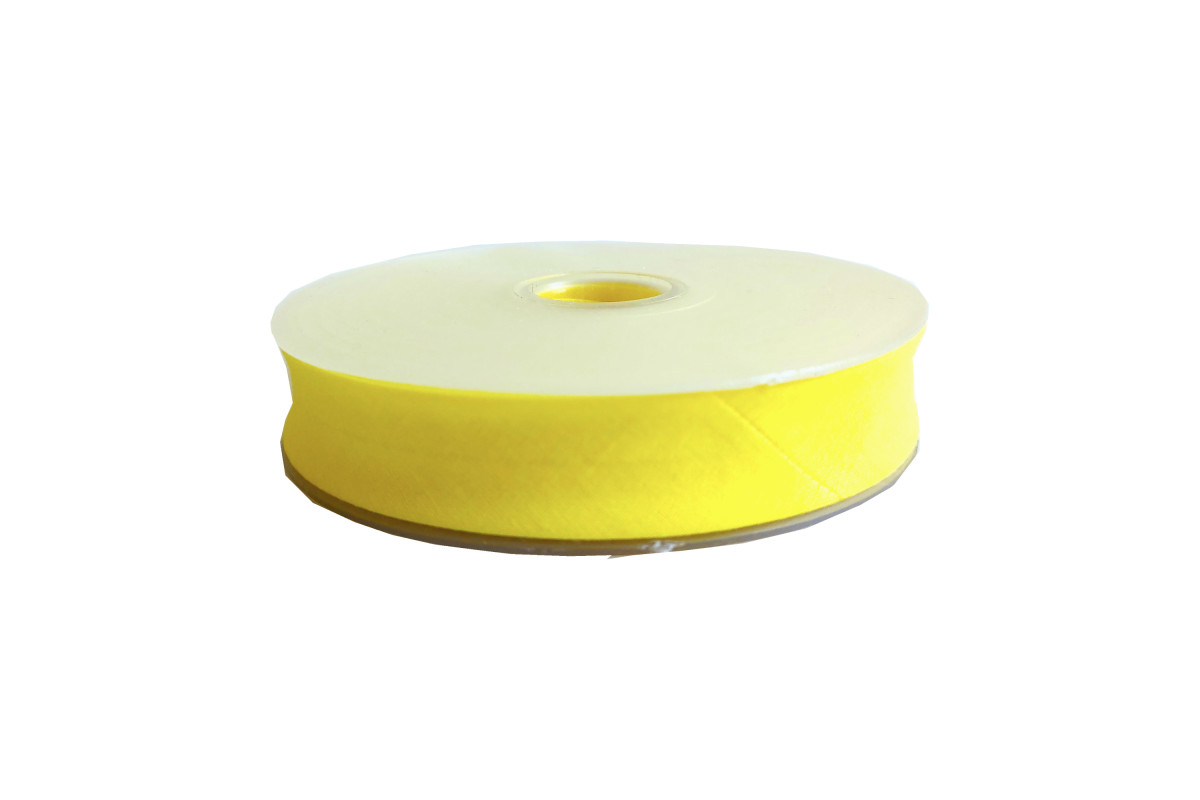 Nastro Sbieco in Cotone Giallo - Altezza 20 mm Nastro Sbieco in Cotone Giallo - Altezza 20 mm