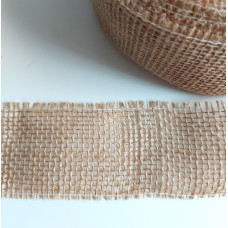 Crude Jute Ribbon - Size 6 cm Crude Jute Ribbon - Size 6 cm