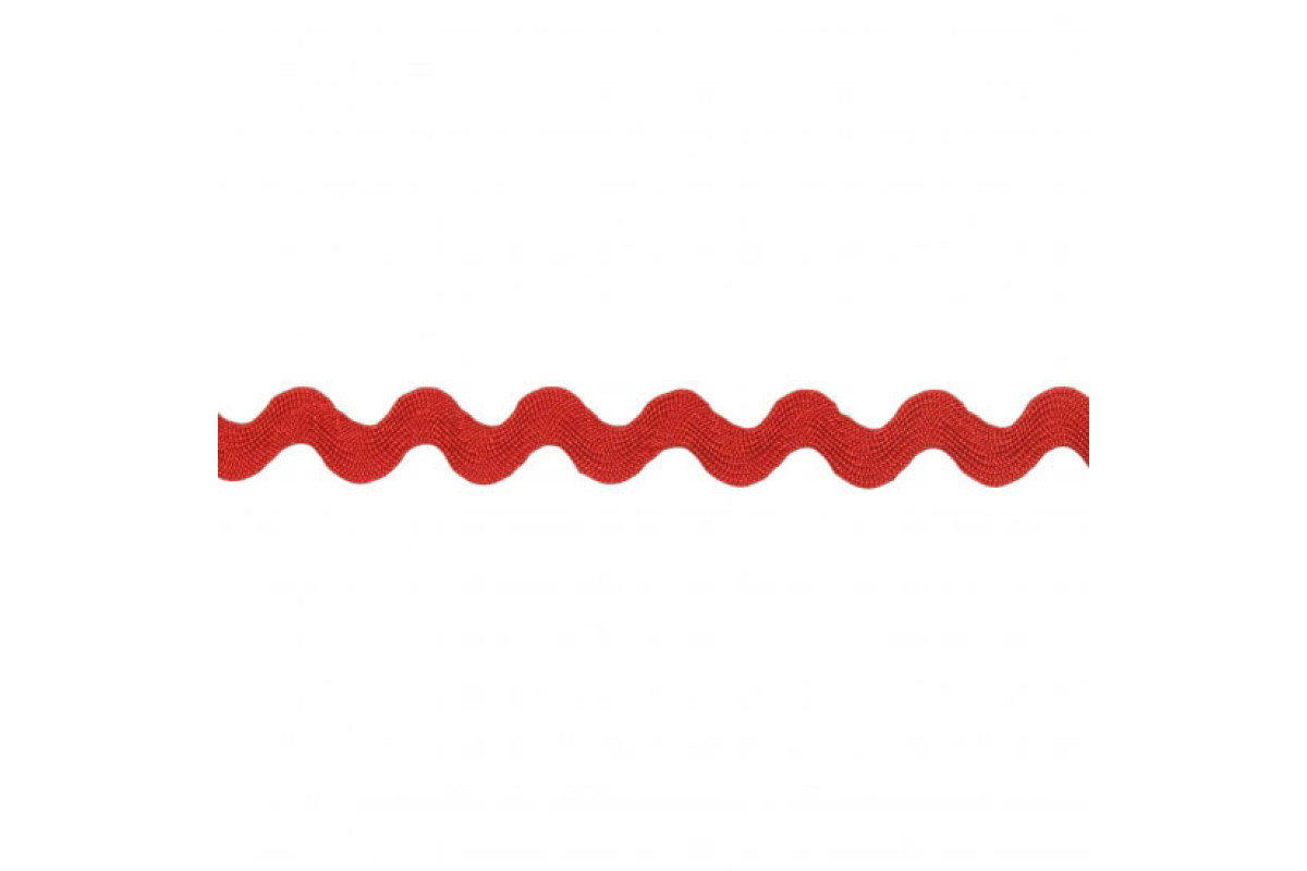 Borde Ric Rac - Rojo