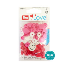 Prym - Bottoni a Pressione Color Snaps - Cuore Prym - Bottoni a Pressione Color Snaps - Cuore