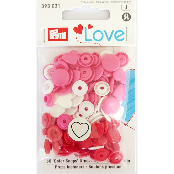 Prym - Bottoni a Pressione Color Snaps - Cuore