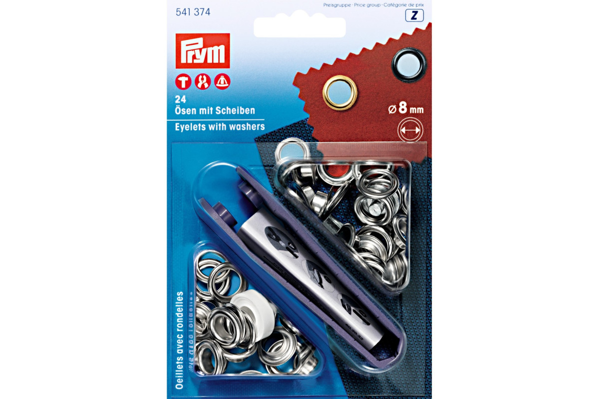 Prym - Occhielli Argento - Diametro 8 mm