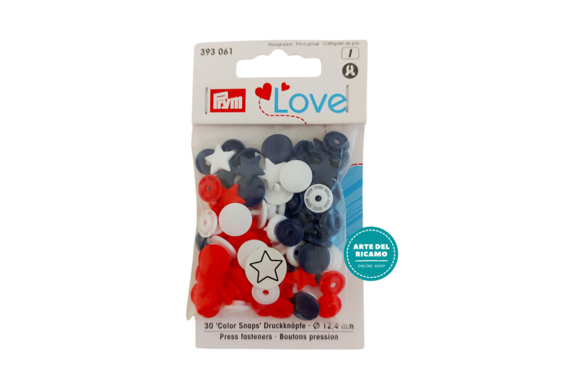 Prym - Botones de Presión Color Snaps - Estrellas Prym - Botones de Presión Color Snaps - Estrellas