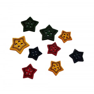 Botones Decorativos Estrellas Country