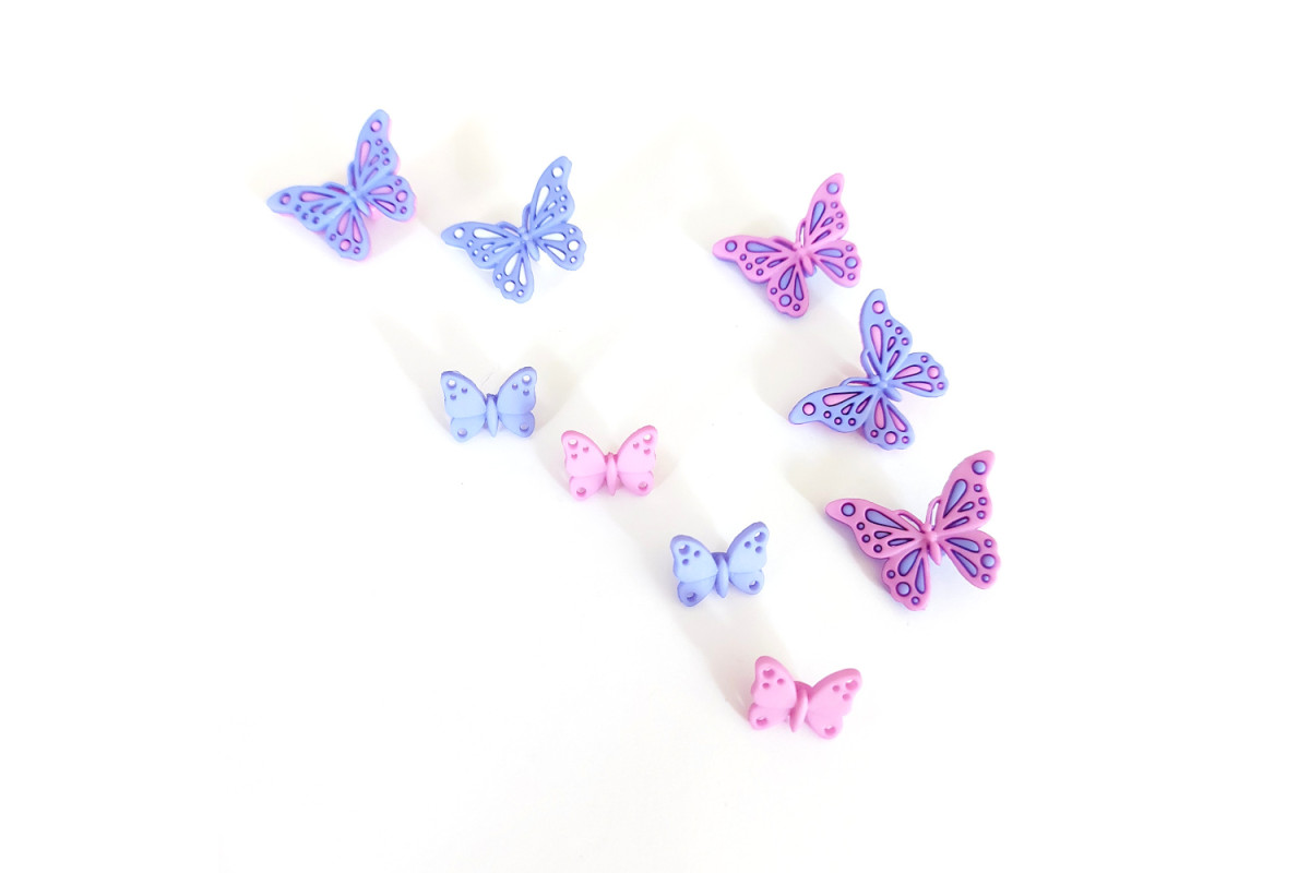 Bottoni Decorativi - Farfalle Sweet Butterflies 