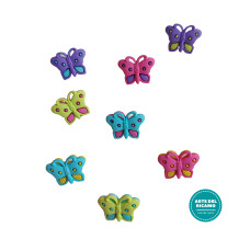 Botones Decorativos - Mariposas Botones de Colores Botones Decorativos - Mariposas Botones de Colores