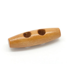 Wood Sewing Horn Toggle Buttons 2 Holes - 30 mm Wood Sewing Horn Toggle Buttons 2 Holes - 30 mm