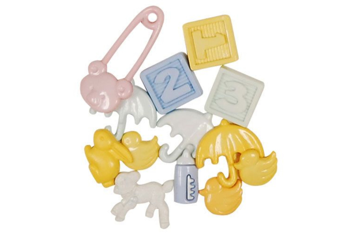 Decorative Buttons - Baby Shower