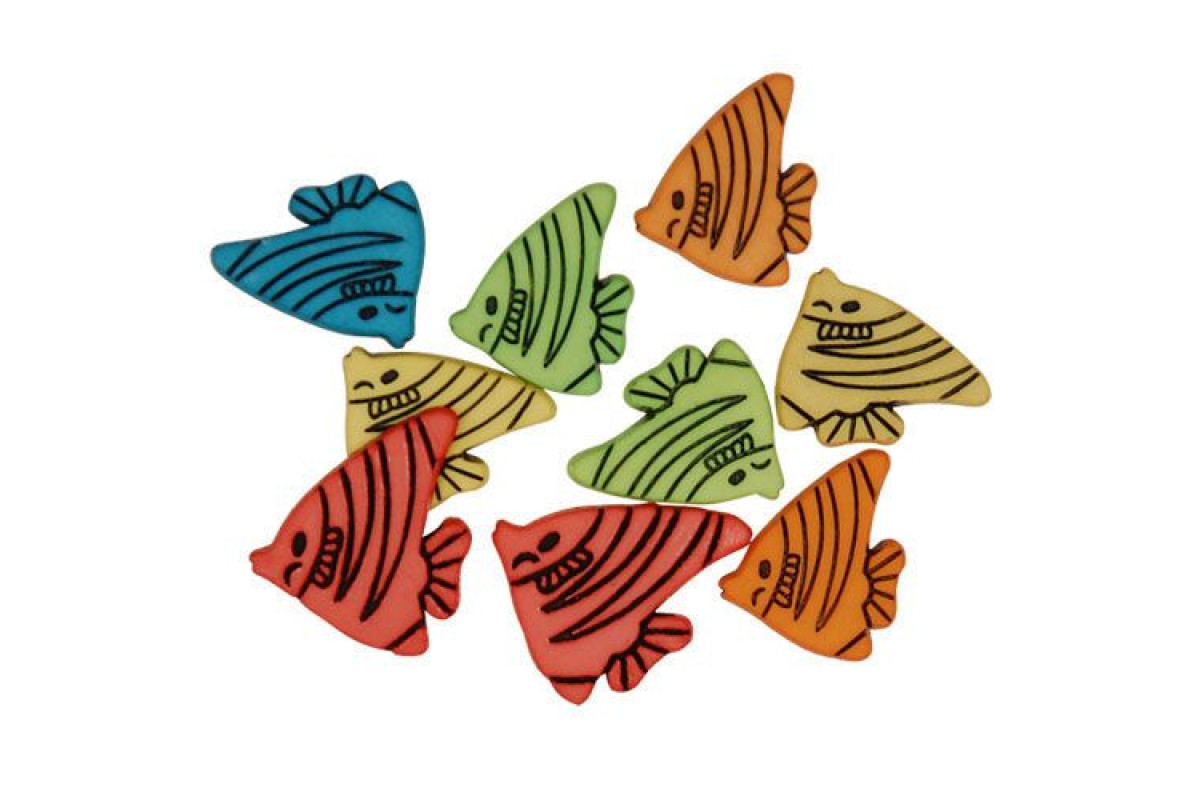 Botones Decorativos - Pescados