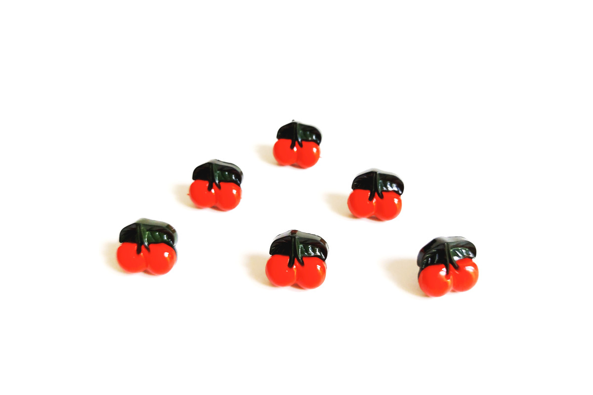 Decorative Buttons - Pick a Cherry