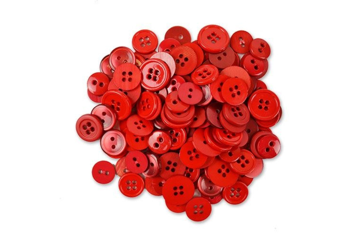 Bottoni Decorativi - Colore Rosso