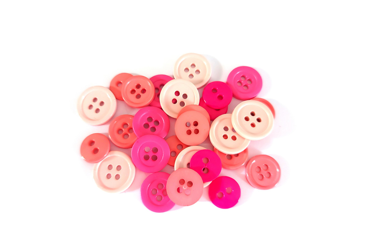 Bottoni Decorativi - Colore Rosa