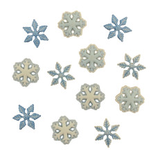 Bottoni Decorativi - Fiocchi di Neve Bottoni Decorativi - Fiocchi di Neve