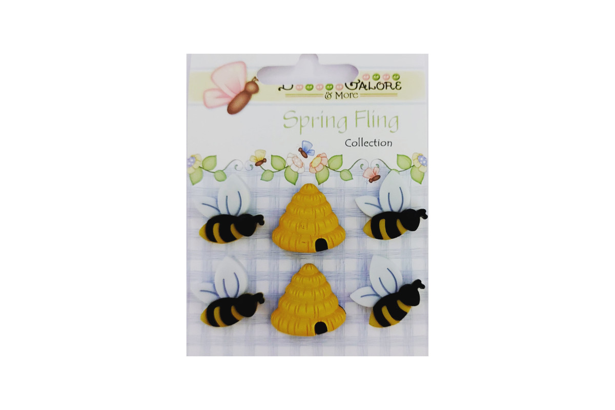 Botones Decorativos - Abejas y Colmenas Botones Decorativos - Abejas y Colmenas