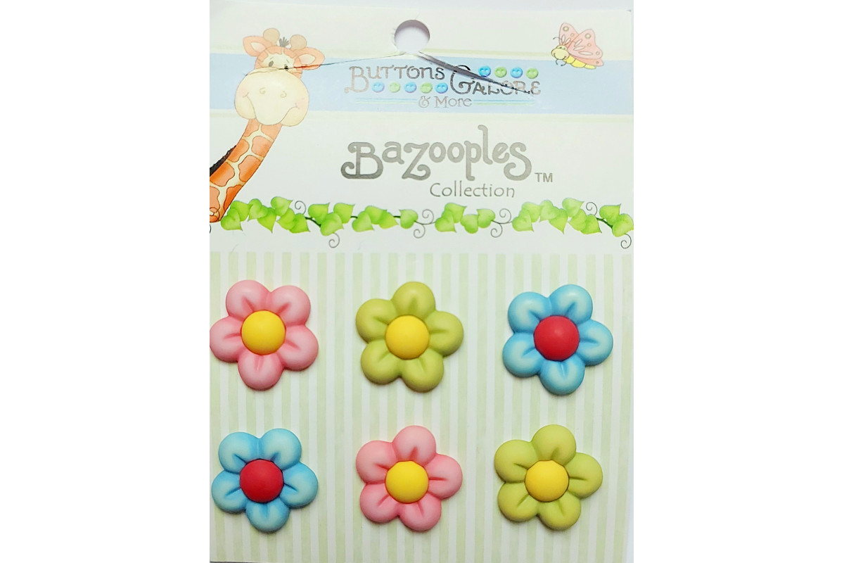 Bottoni Decorativi - Fiori Bazooples Collection