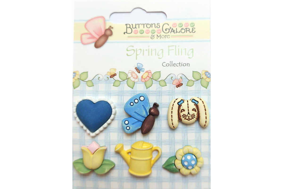 Decorative Buttons - Spring Fling Collection Decorative Buttons - Spring Fling Collection