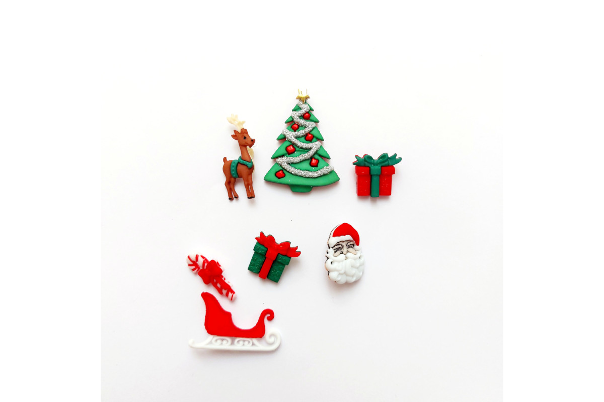 Bottoni Decorativi - Christmas Eve Bottoni Decorativi - Christmas Eve
