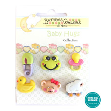 Decorative Buttons - Baby Hugs Decorative Buttons - Baby Hugs