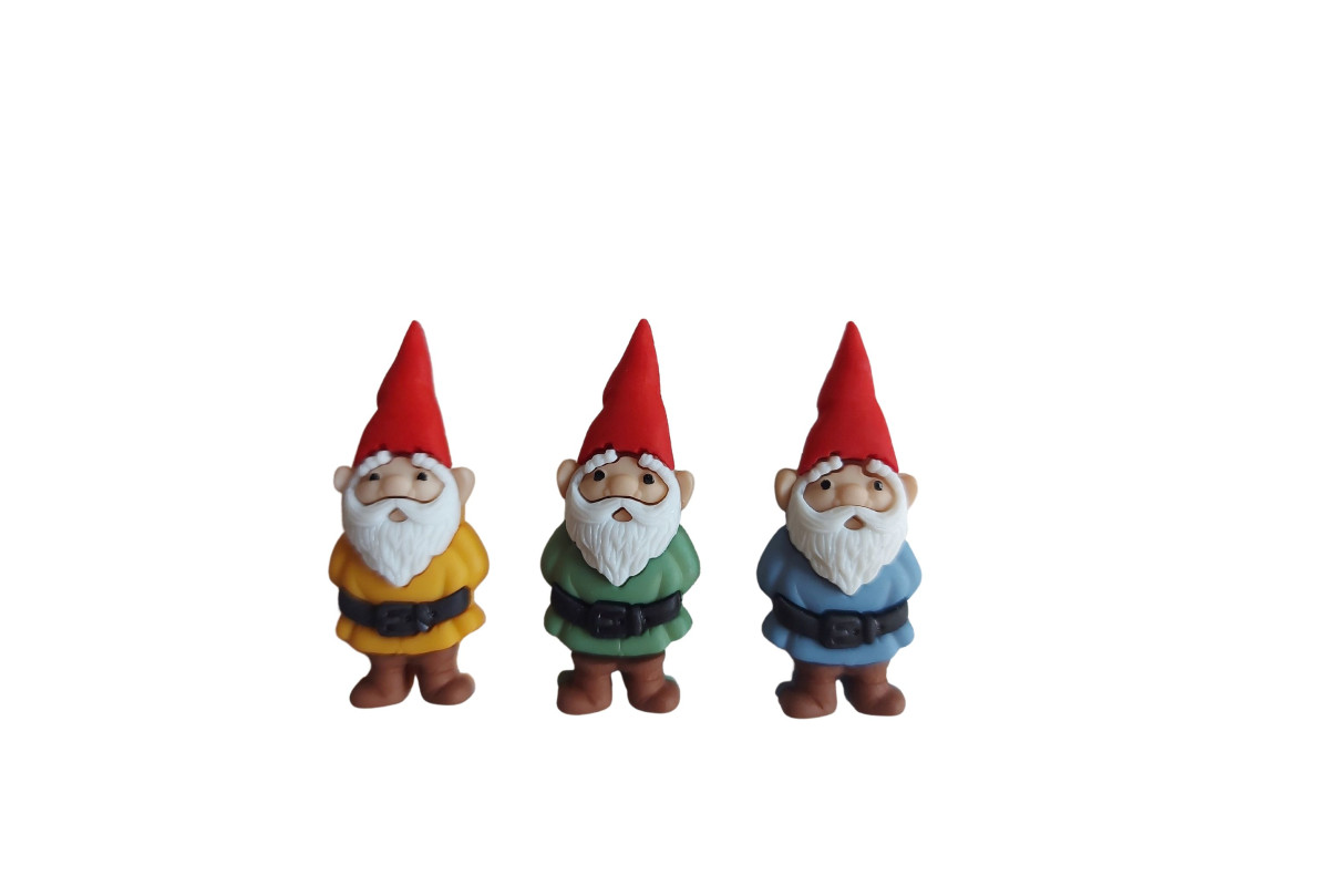 Decorative Buttons - Gnomes