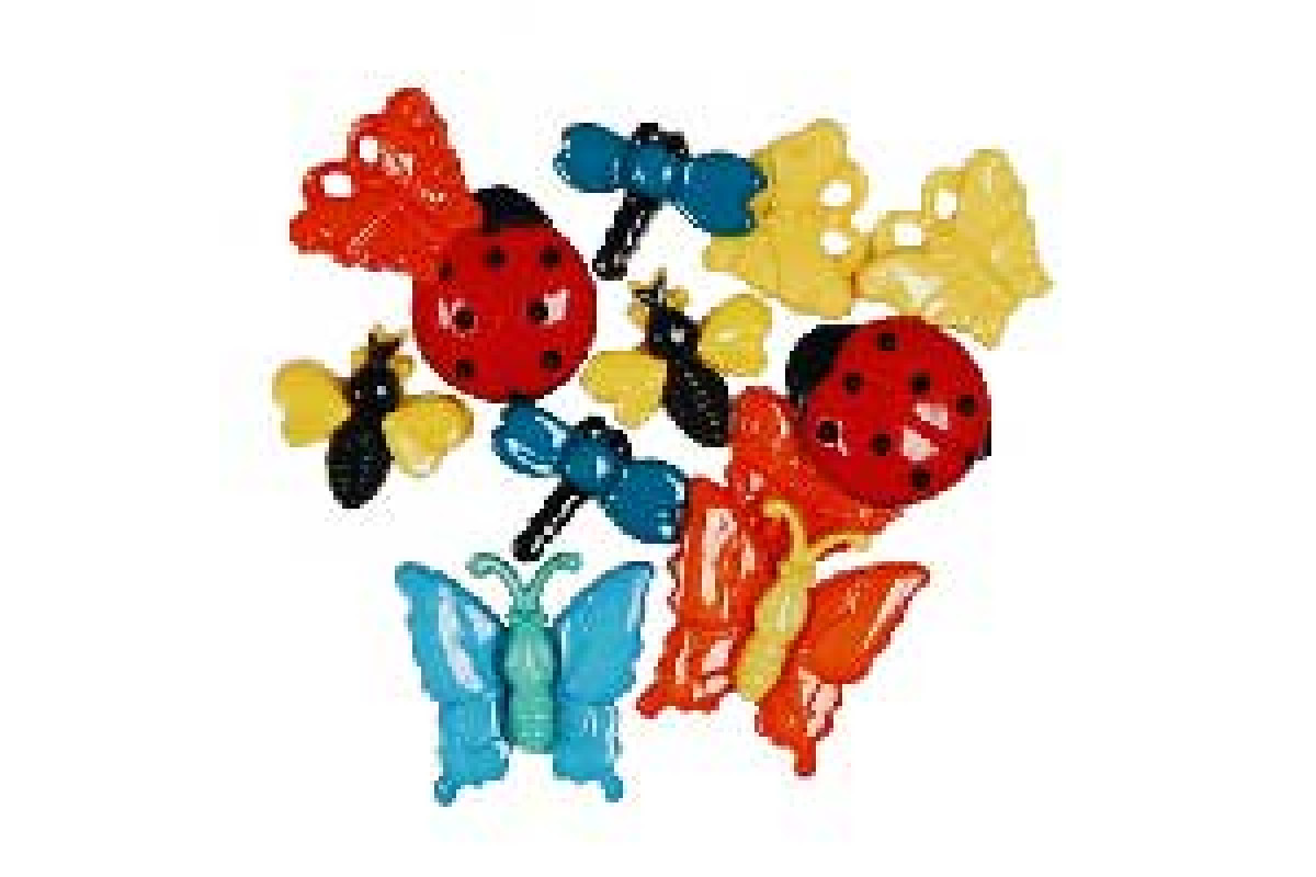 Botones Decorativos - Mariposasy Mariquitas Botones Decorativos - Mariposasy Mariquitas