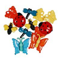 Botones Decorativos - Mariposasy Mariquitas Botones Decorativos - Mariposasy Mariquitas