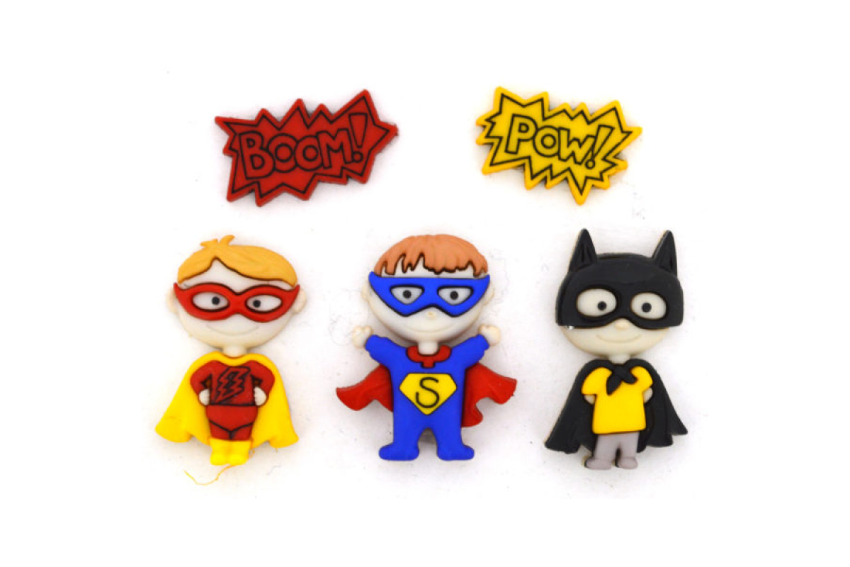Bottoni Decorativi - Super Eroi Bottoni Decorativi - Super Eroi
