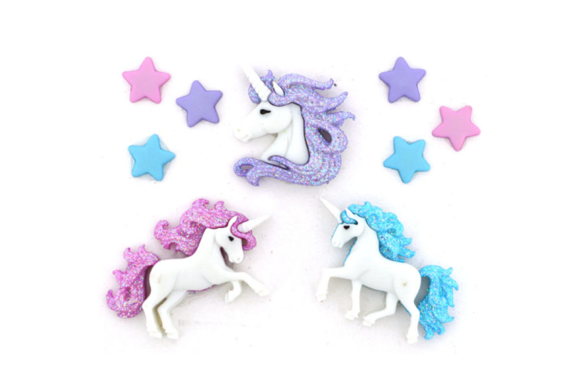 Bottoni Decorativi - Unicorni Bottoni Decorativi - Unicorni