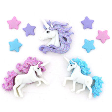 Botones Decorativos  - Unicornios