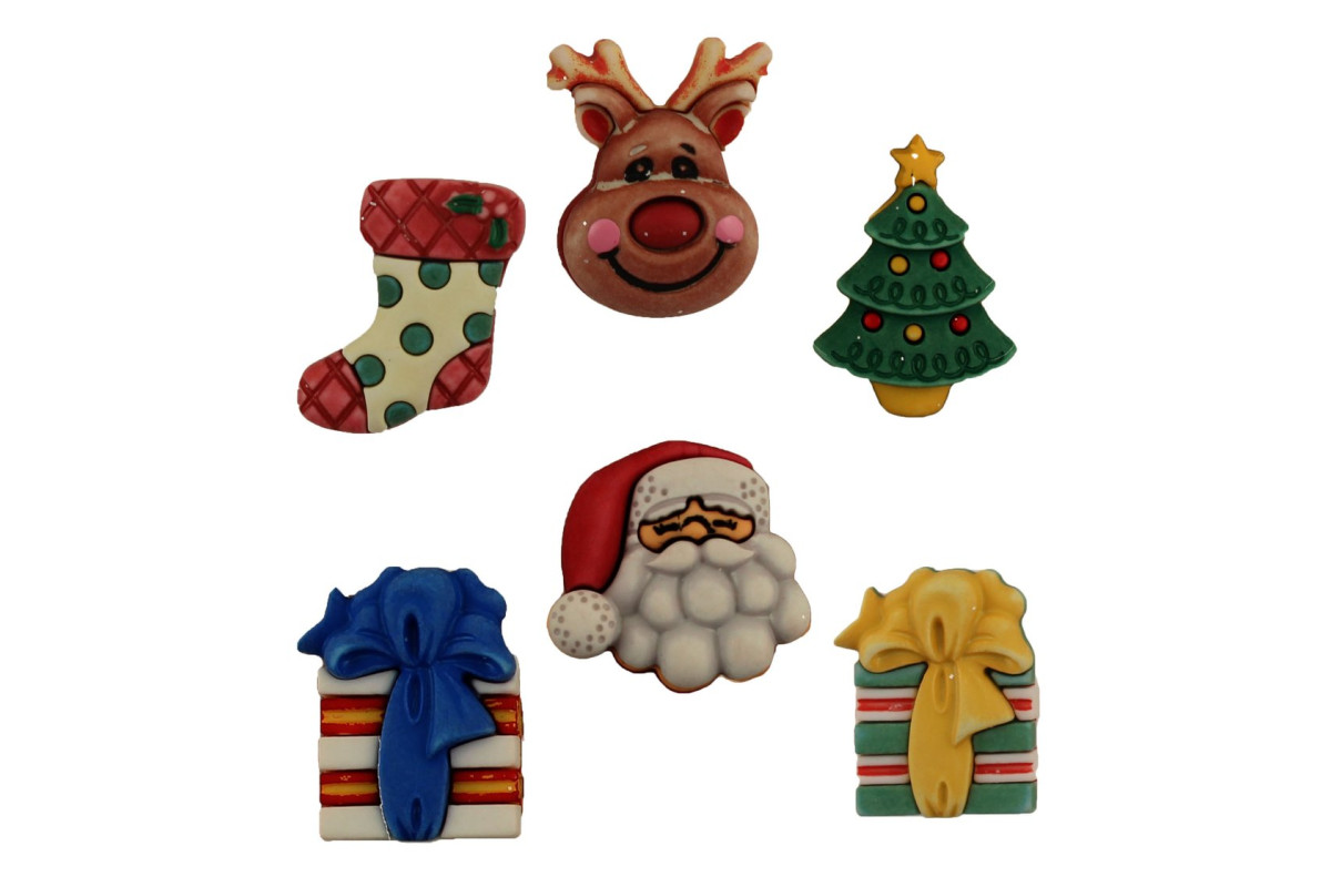 Decorative Christmas Buttons Decorative Christmas Buttons