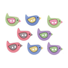 Decorative Buttons - Birds