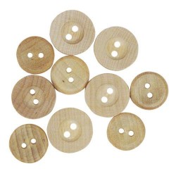 Decorative Buttons - Wood