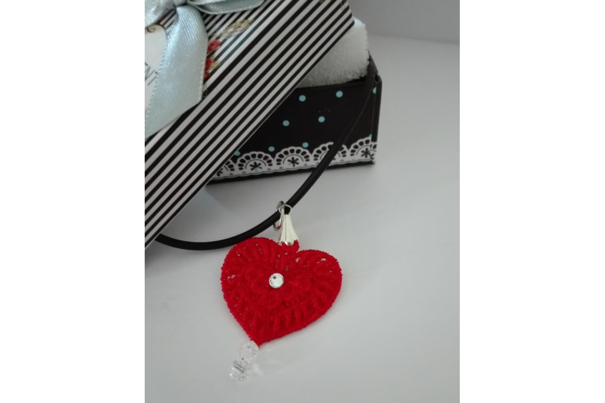 Charm Cuore Macramè Charm Cuore Macramè