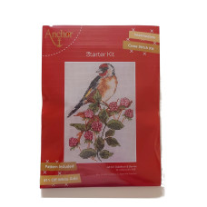 Anchor - Kit di Ricamo a Punto Croce Goldfinch & Berries Anchor - Kit di Ricamo a Punto Croce Goldfinch & Berries