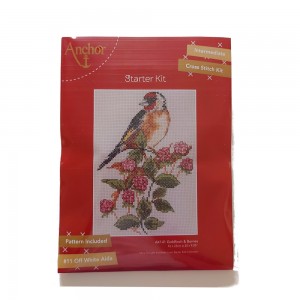 Anchor - Cross Stitch Goldfinch & Berries Kit