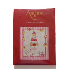 Anchor - Cupcake Counted Cross Stitch Kit - Dolcetti